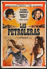5p495 LEGEND OF FRENCHIE KING Argentinean 1971 sexiest Claudia Cardinale punching Brigitte Bardot!