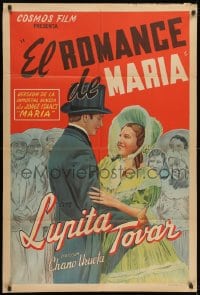 5p504 MARIA Argentinean 1938 Lupita Tovar in the title role, Rodolfo Landa, Mexican romance!
