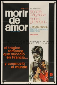 5p559 TO DIE OF LOVE Argentinean 1970 Andre Cayatte's Mourir d'Aimer, Annie Girardot, Bruno Pradal