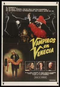 5p568 VAMPIRE IN VENICE Argentinean 1989 Klaus Kinski in the title role, sexy horror images!