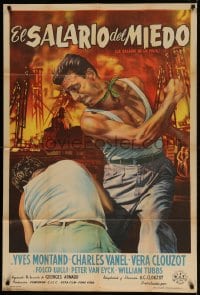 5p573 WAGES OF FEAR Argentinean 1953 Yves Montand, Henri-Georges Clouzot's suspense classic!