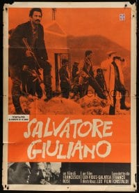 5p326 SALVATORE GIULIANO Italian 1p 1965 Favalli art, Salvo Randone, Italian bandit!