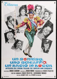 5p361 UN SORRISO UNO SCHIAFFO UN BACIO IN BOCCA Italian 1p 1975 Pozzetto & Italian movie stars!