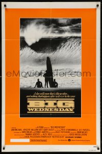 5r116 BIG WEDNESDAY 1sh 1978 John Milius classic surfing movie, silhouette of surfers on beach!