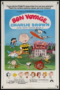 5r148 BON VOYAGE CHARLIE BROWN 1sh 1980 Peanuts, Charles M. Schulz art, Snoopy!