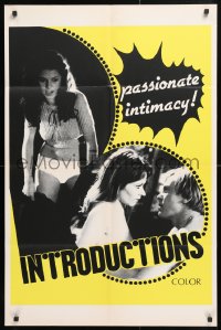 5r469 INTRODUCTIONS Canadian 1sh 1979 Jacques Insermini, Chantal Arnaud, passionate intimacy!