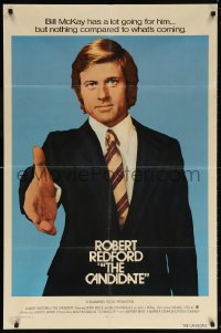 5r179 CANDIDATE int'l 1sh 1972 great campaign image of Robert Redford with hand extended, rare!