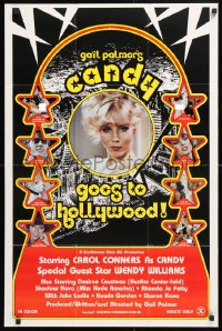 5r180 CANDY GOES TO HOLLYWOOD special poster 1979 her and starlet friends, typical Hollywood orgy!