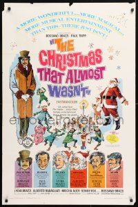 5r207 CHRISTMAS THAT ALMOST WASN'T 1sh 1966 Rossano Brazzi, Italian holiday fantasy musical!