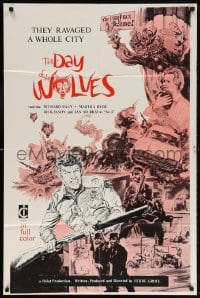 5r240 DAY OF THE WOLVES int'l 1sh 1973 Richard Egan, Martha Hyer, action artwork!