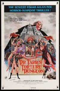 5r294 DR. TARR'S TORTURE DUNGEON style B 1sh 1976 Joseph Musso art of babes tortured!