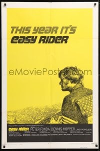 5r313 EASY RIDER style C 1sh 1969 Peter Fonda, biker classic directed by Dennis Hopper!