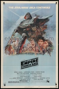 5r318 EMPIRE STRIKES BACK style B NSS style 1sh 1980 George Lucas classic, art by Tom Jung!
