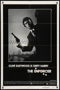5r319 ENFORCER 1sh 1976 classic image of Clint Eastwood as Dirty Harry holding .44 magnum!