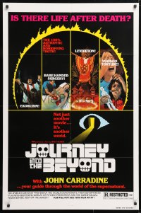 5r482 JOURNEY INTO THE BEYOND 1sh 1977 not just another movie, it's another world!