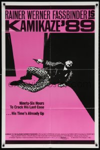 5r488 KAMIKAZE '89 1sh 1983 Rainer Werner Fassbinder w/gun, his time's already up!