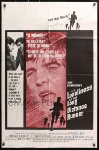 5r543 LONELINESS OF THE LONG DISTANCE RUNNER 1sh 1962 Michael Redgrave, Tony Richardson