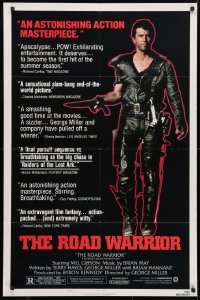 5r560 MAD MAX 2: THE ROAD WARRIOR style B 1sh 1982 George Miller, Mel Gibson returns as Mad Max!