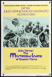 5r656 MYSTERIOUS ISLAND OF CAPTAIN NEMO 1sh 1974 La Isla Misteriosa y el Capitan Nemo, Jules Verne!