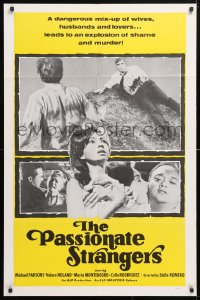 5r692 PASSIONATE STRANGERS 1sh 1966 a dangerous mix-up of wives, husbands & lovers!