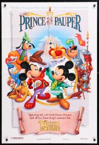 5r742 RESCUERS DOWN UNDER/PRINCE & THE PAUPER DS 1sh 1990 Prince style, Walt Disney, great image!