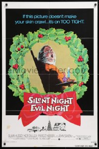 5r800 SILENT NIGHT EVIL NIGHT 1sh 1975 this gruesome image will surely make your skin crawl!