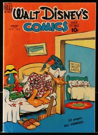5s069 WALT DISNEY vol 10 no 4 comic book 1950 Donald Duck & Mickey Mouse cartoon, ether drug issue!