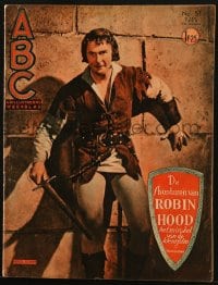 5s108 ABC Belgian magazine January 8, 1939 Errol Flynn in Adventures of Robin Hood cover portrait!