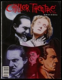5s145 CHILLER THEATRE magazine 1999 four great images of Bela Lugosi as Dracula on the cover!