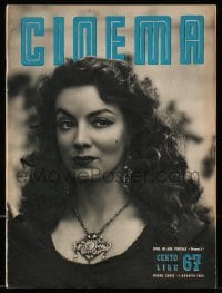 5s157 CINEMA Italian magazine August 1, 1951 filled with great movie images & information!