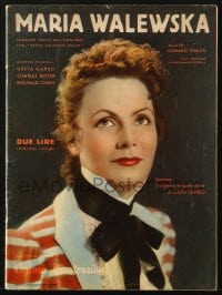5s163 CINEMA ILLUSTRAZIONE Italian magazine supplement January 1938 Greta Garbo in Conquest!