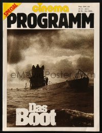 5s164 CINEMA PROGRAMM German magazine 1981 special issue about Wolfgang Petersen's Das Boot!