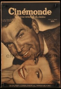 5s179 CINEMONDE French magazine Mar 26, 1946 Barbara Stanwyck & Fred MacMurray in Double Indemnity!