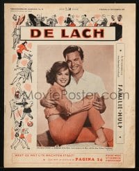 5s201 DE LACH Dutch magazine Sept 30, 1960 great cover portrait of Natalie Wood & Robert Wagner!