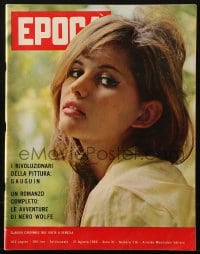 5s216 EPOCA Italian magazine August 21, 1960 great cover portrait of sexy Claudia Cardinale!