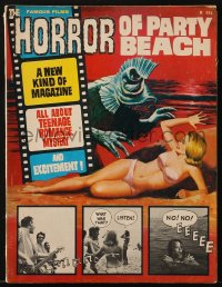 5s239 FAMOUS FILMS magazine 1964 Horror at Party Beach presented in fumetti style!
