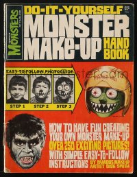 5s244 FAMOUS MONSTERS OF FILMLAND magazine 1965 cool Do-It-Yourself Monster Make-Up Hand Book!