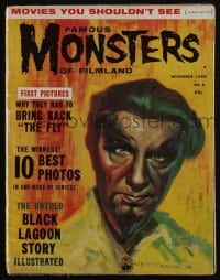 5s241 FAMOUS MONSTERS OF FILMLAND vol 1 no 5 magazine November 1959 the untold Black Lagoon story!