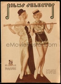 5s268 FILMS SELECTOS Spanish magazine September 21, 1935 sexy Warner Bros showgirls in In Caliente!