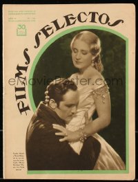 5s265 FILMS SELECTOS Spanish magazine Sep 23, 1933 Fredric March & Norma Shearer in Smilin Through!