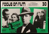 5s272 FOCUS ON FILM English magazine June 1978 Humphrey Bogart in Casablanca & Maltese Falcon!