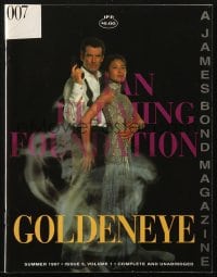 5s278 GOLDENEYE #5 magazine Summer 1997 great color images of Pierce Brosnan as James Bond 007!