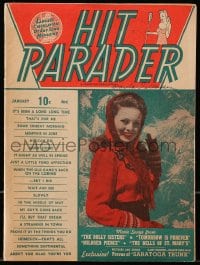 5s290 HIT PARADER magazine January 1946 movie songs from Dolly Sisters, Mildred Pierce & more!