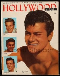 5s296 HOLLYWOOD MEN magazine 1953 Tony Curtis, Robert Wagner, Tab Hunter, Rock Hudson & more!