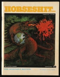 5s301 HORSESHIT vol 1 no 4 magazine 1969 Robert M. Dunker art, The Offensive Review!