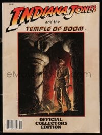 5s307 INDIANA JONES & THE TEMPLE OF DOOM magazine 1984 the official collector's edition!