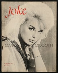 5s312 JOKE vol 1 no 1 Dutch magazine 1960s great cover portrait of sexy Elke Sommer!