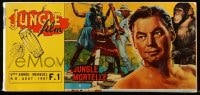 5s315 JUNGLE FILM 3x7 French magazine August 1967 Johnny Weissmuller as Tarzan w/Johnny Sheffield!