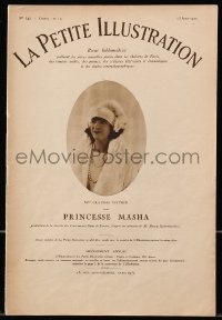 5s327 LA PETITE ILLUSTRATION French magazine August 13, 1927 Claudia Victrix in Princesse Masha!
