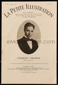 5s326 LA PETITE ILLUSTRATION French magazine May 21, 1927 great cover portrait of Charlie Chaplin!